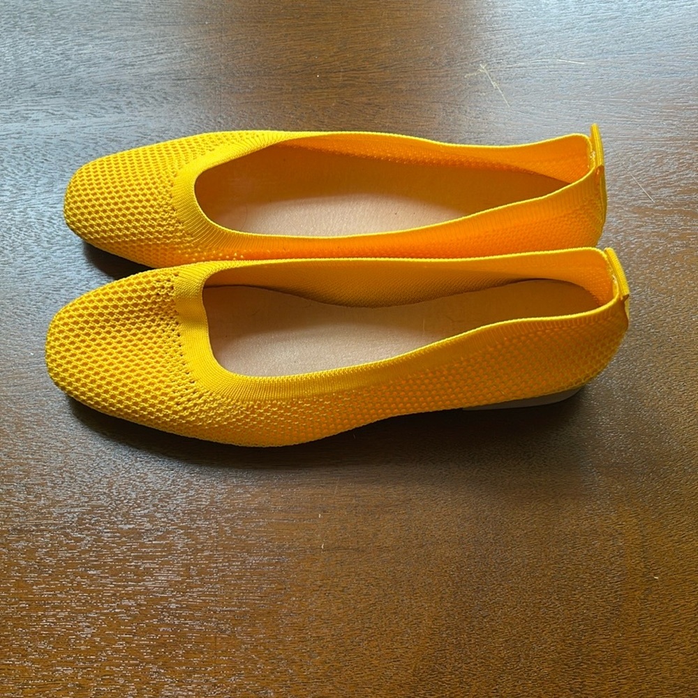 Bright Yellow Women's Flats